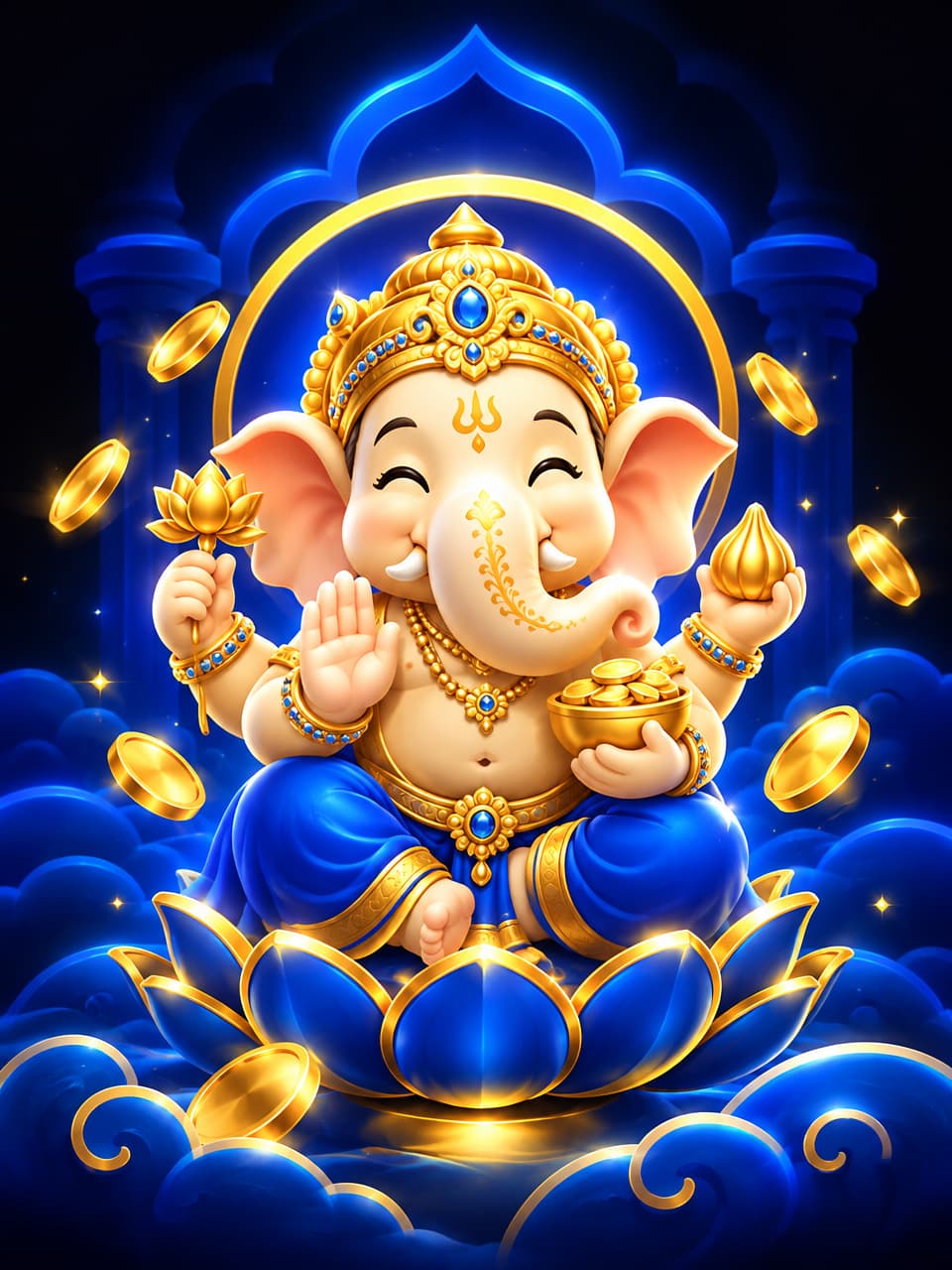 ภาพเกม PG Ganesha Fortune ที่ออกแบบใหม่สำหรับ 77neko - 77เนะโกะ